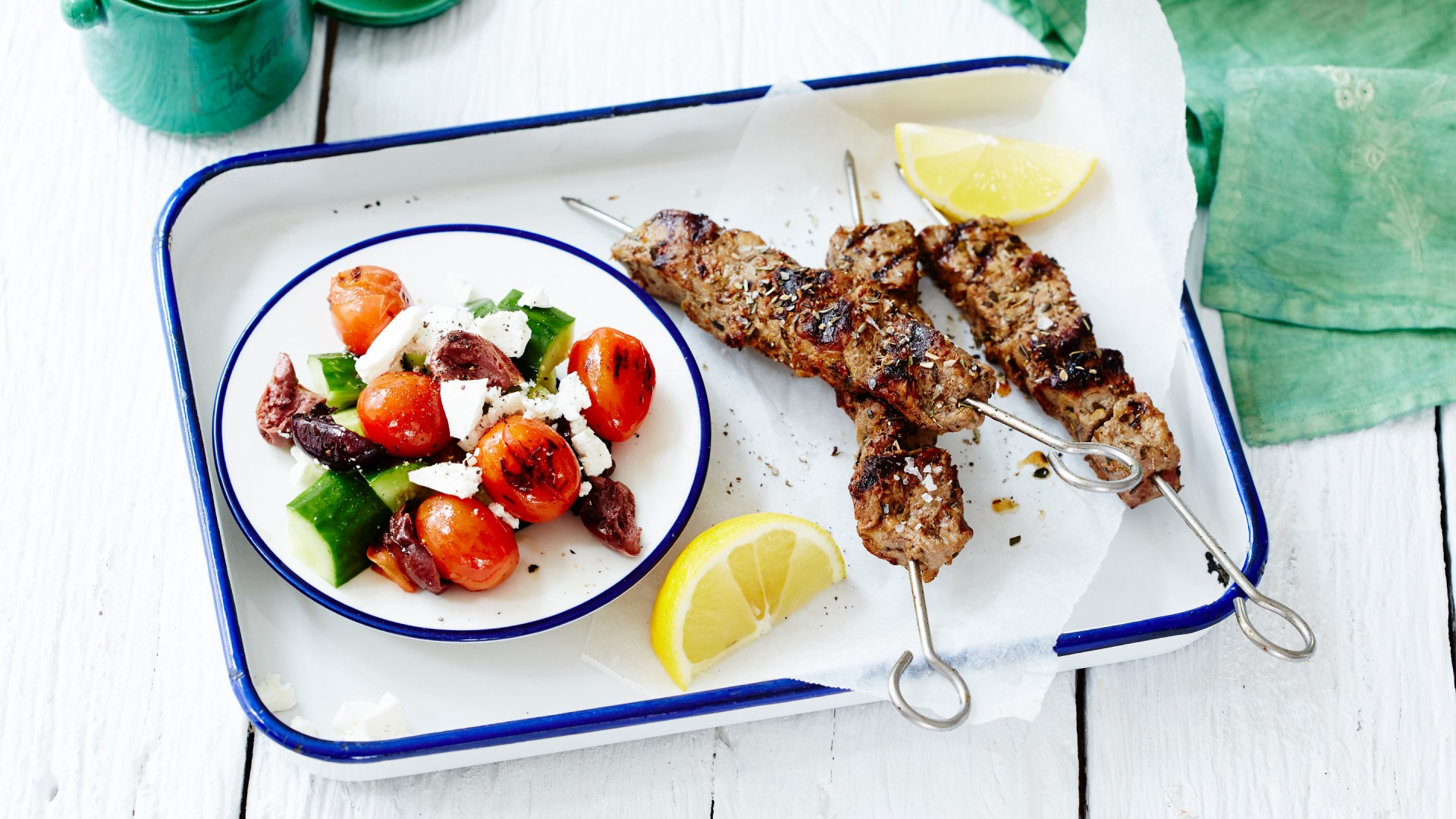 BBQ beef souvlaki recipe