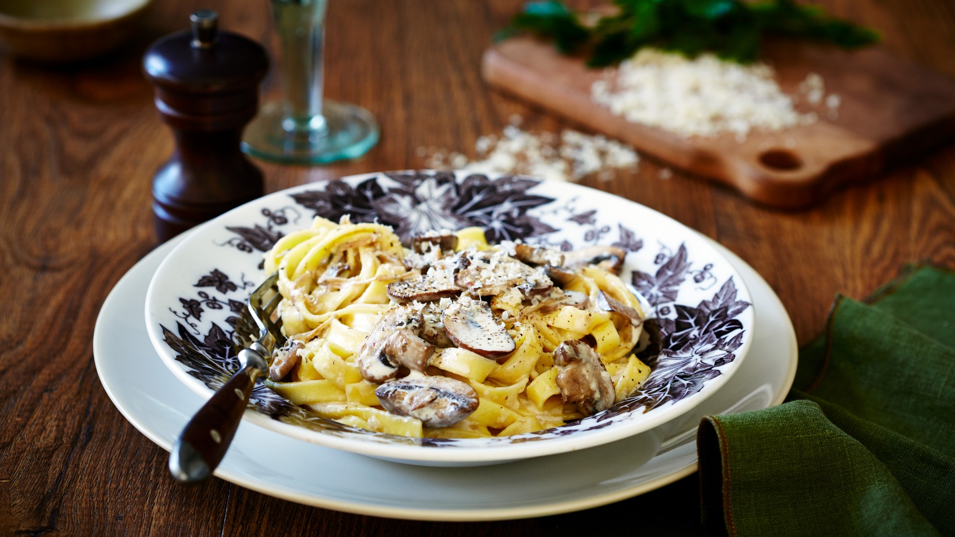 Mushroom tagliatelle&nbsp;recipe
