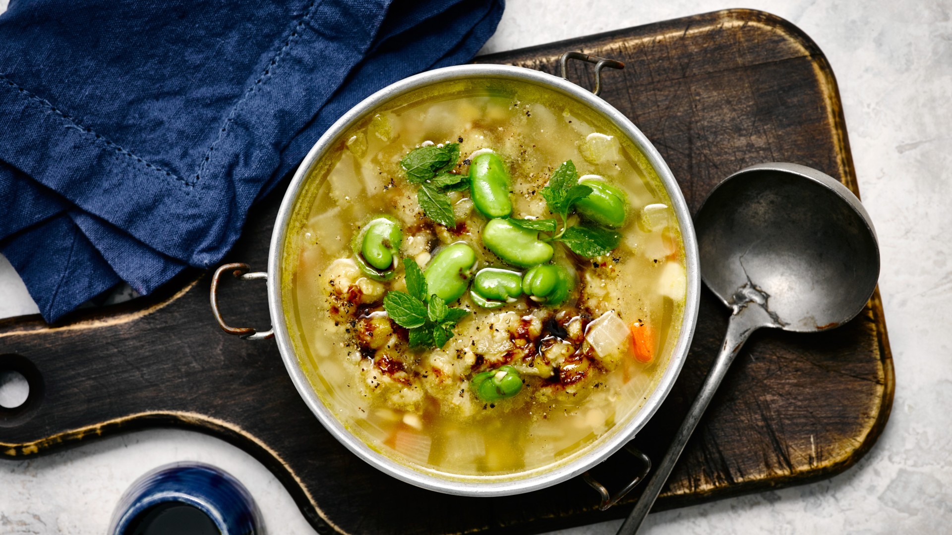 Split pea and lentil soup&nbsp;recipe