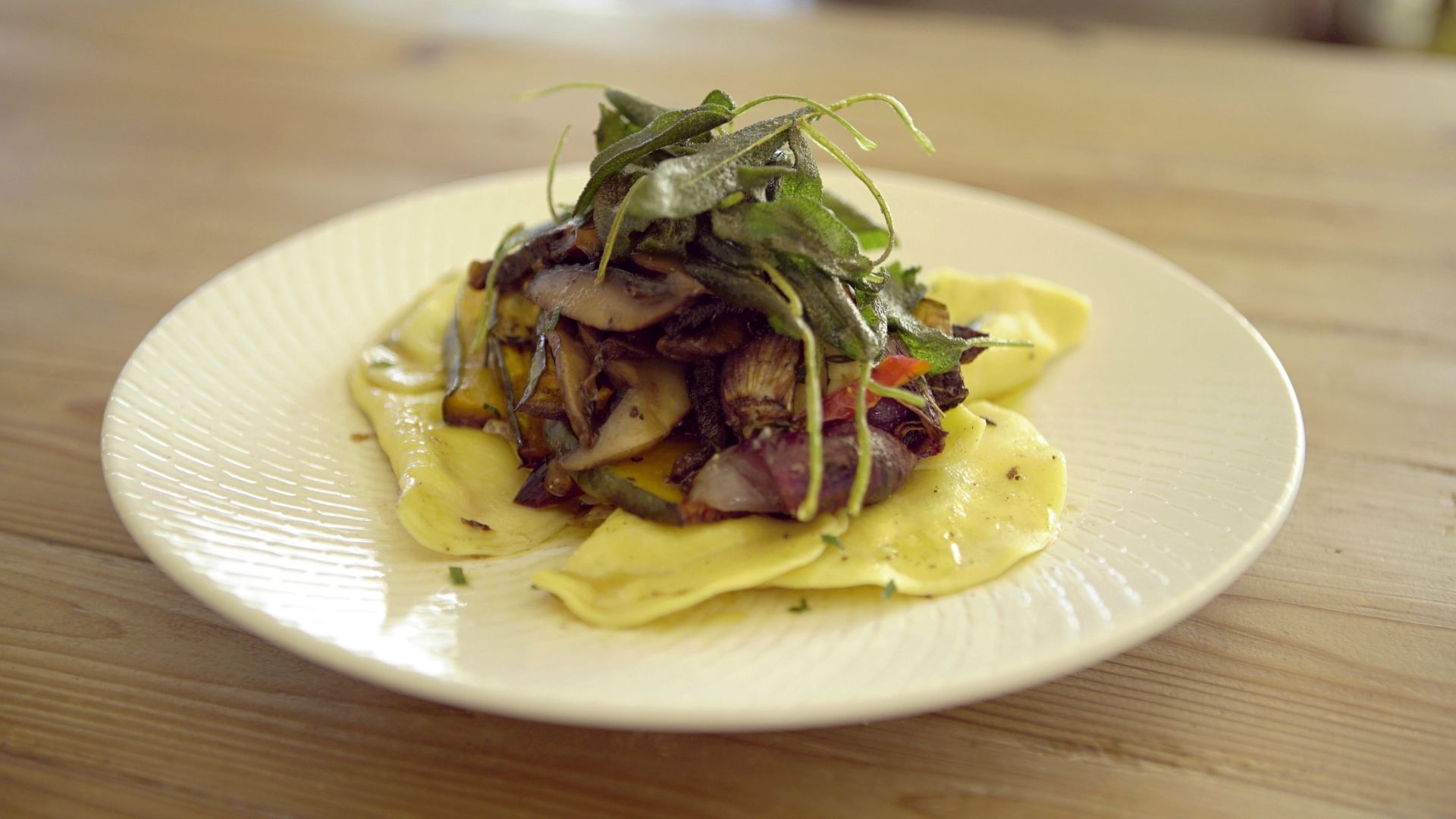 Three-cheese ravioli&nbsp;recipe